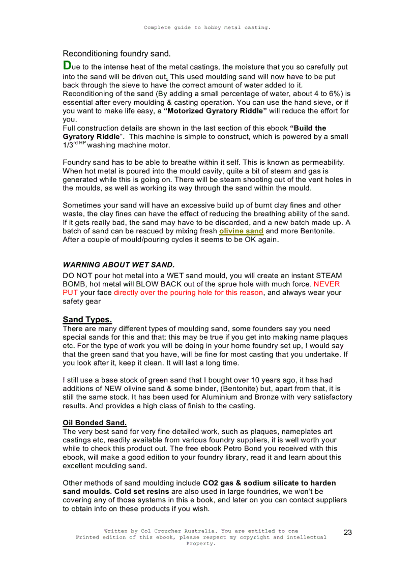 image for page Casting