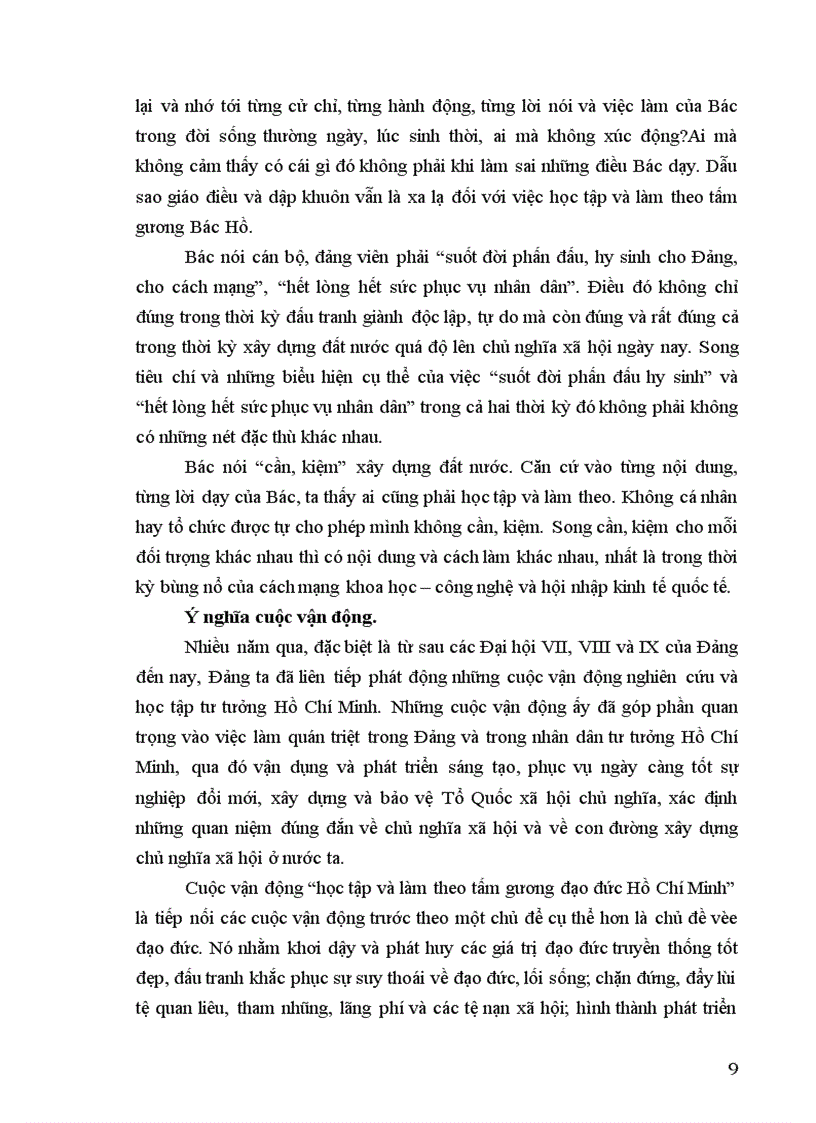 image for page Học tập và làm việc theo tấm gương đạo đức HCM động lực tinh thần cho sự phát triển và hiện đại hoá xã hội nước ta