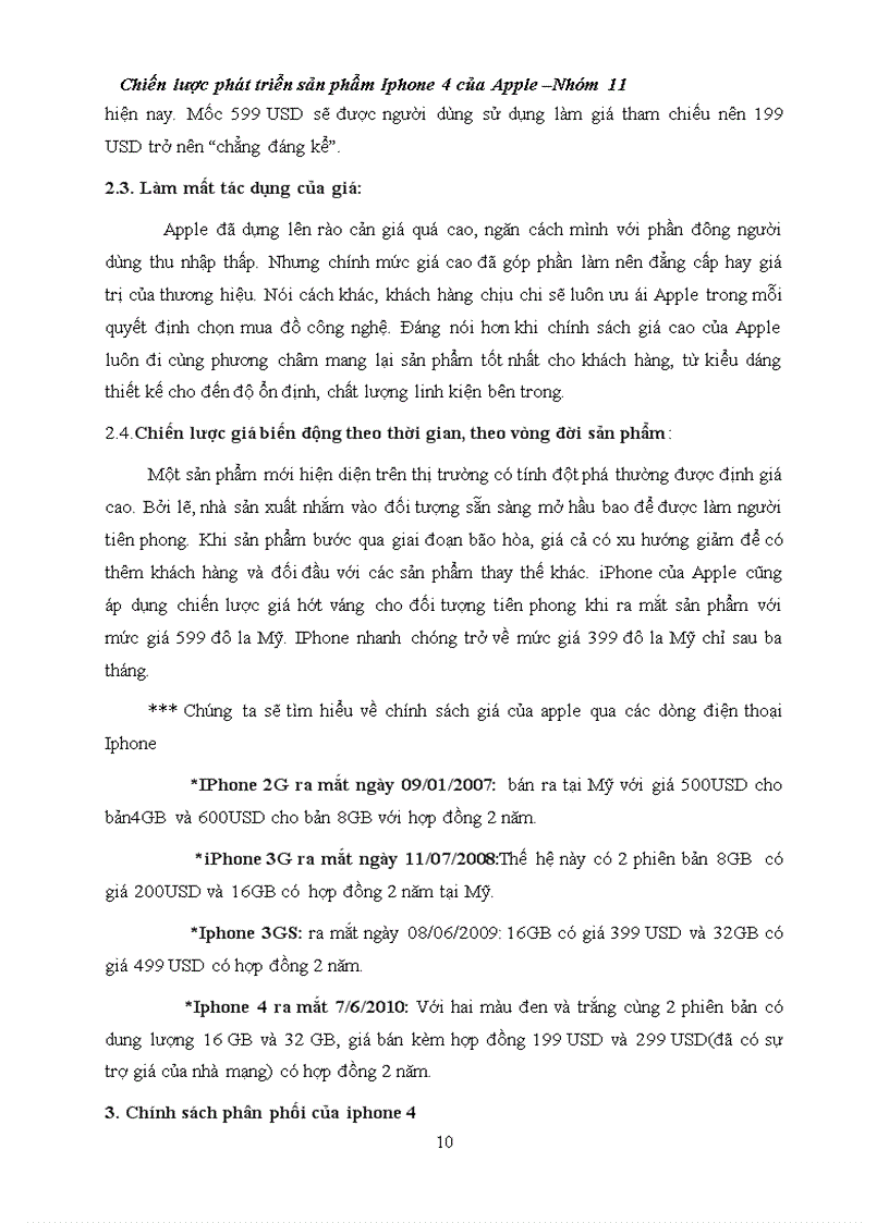 image for page Chiến lược phát triển sản phẩm iphone 4 của apple