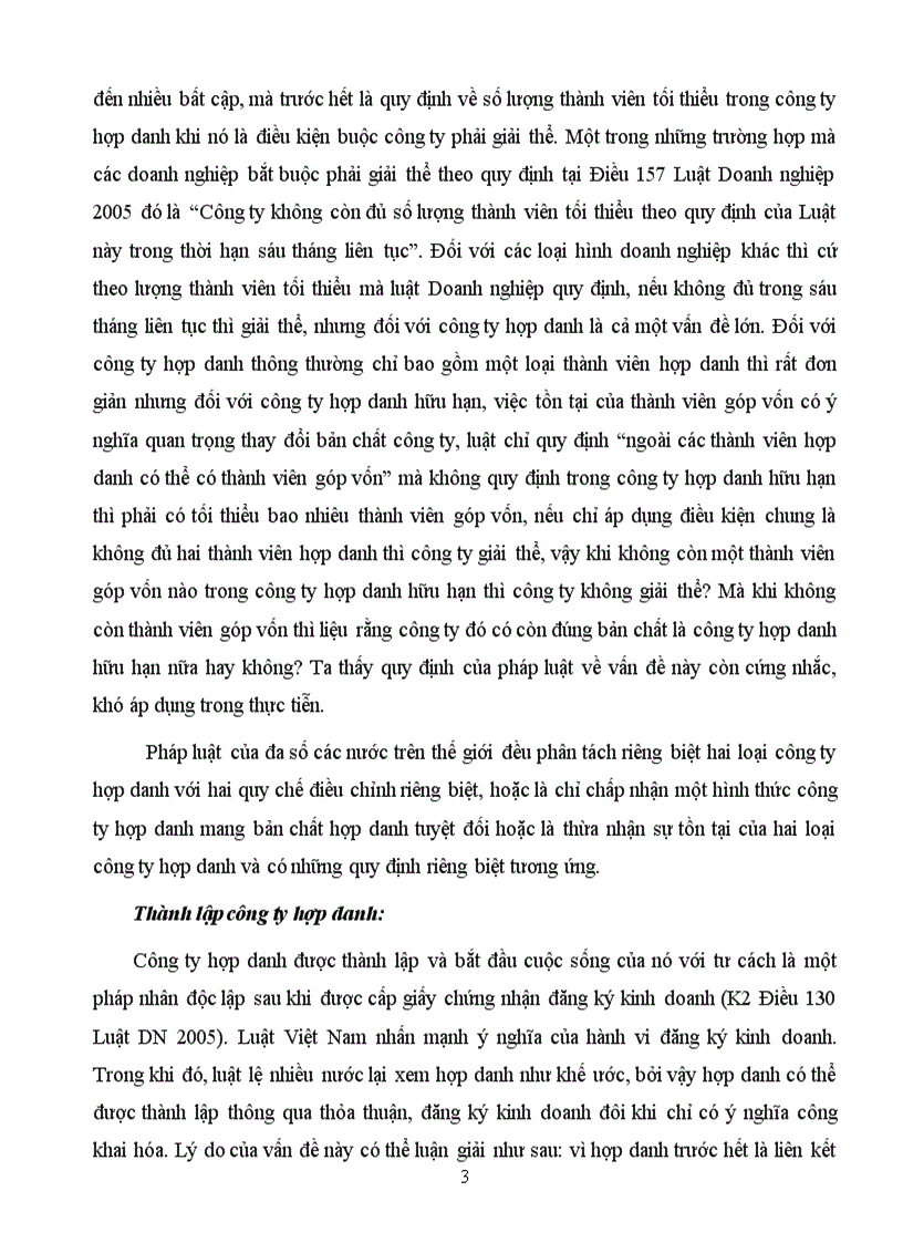 image for page Bi nh luâ n ca c quy đi nh cu a luâ t doanh nghiê p 2005 vê công ti hơ p danh