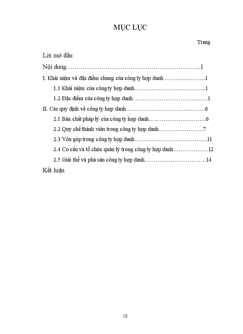 image for page Bi nh luâ n ca c quy đi nh cu a luâ t doanh nghiê p 2005 vê công ti hơ p danh