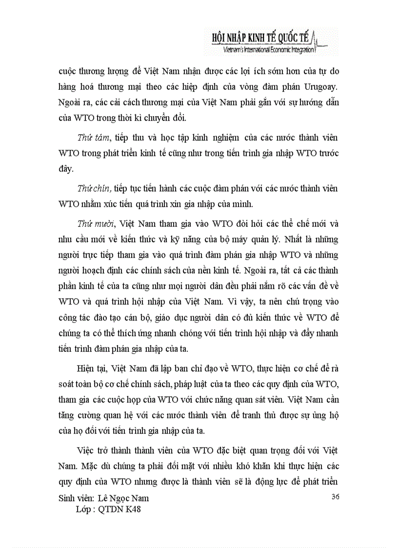 image for page Cơ hội và thách thức của Việt Nam khi gia nhập WTO