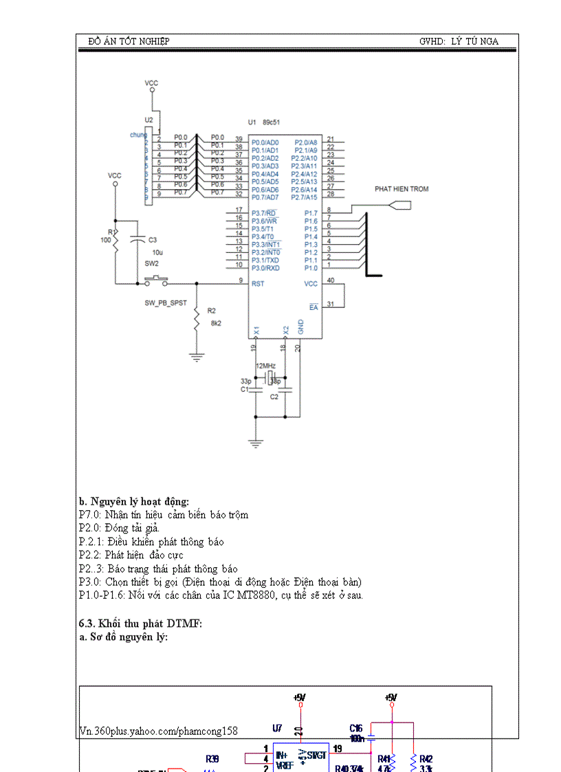 image for page Thiết kế và thi công mạch báo động trong nhà qua đường dây điện thoại