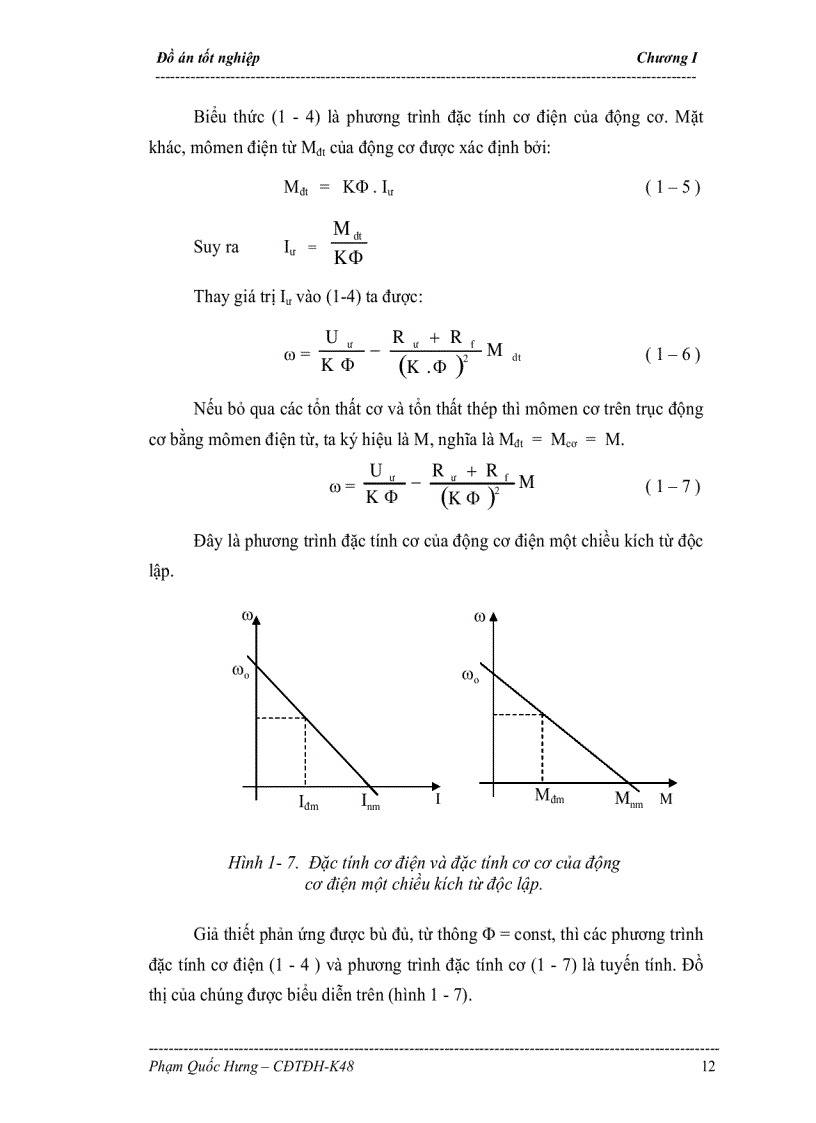 image for page Thiết kế và khảo sát các hiện tượng xảy ra trong các bộ nguồn chỉnh lưu điều khiển dùng Thyristor theo sơ đồ cầu một pha cho động cơ điện một chiều 2 5kW 1300v ph