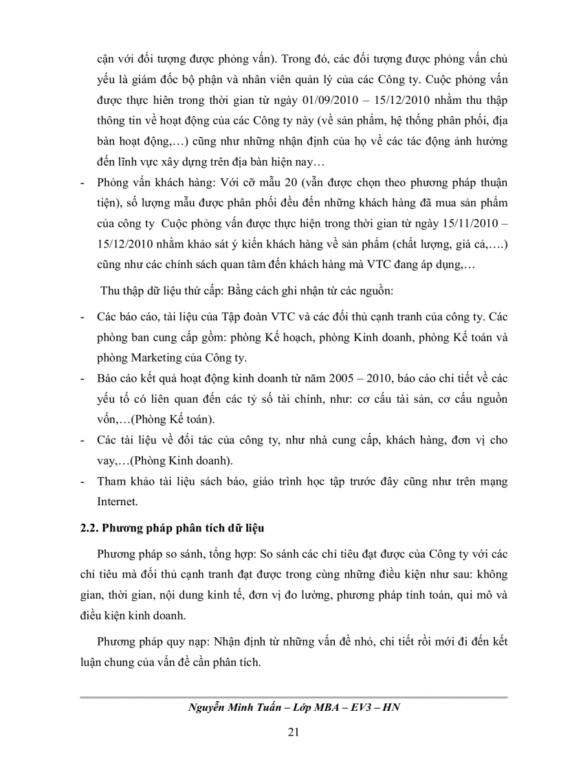 image for page Phân tích chiến lược kinh doanh cho Tập đoàn Truyền thông đa phương tiện VTC