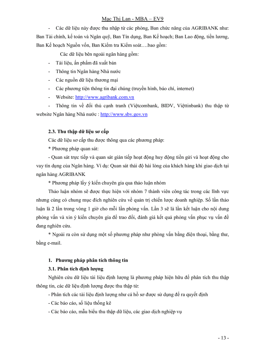 image for page Phân tích và đánh giá chiến lược kinh doanh dịch vụ tài chính của ngân hàng nông nghiệp và phát triển nông thôn việt nam