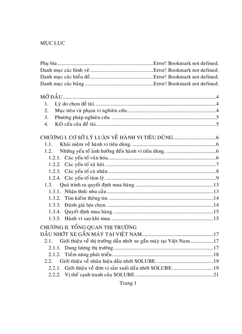 image for page Nghien cuu hanh vi tieu dung dau nhot xe gan may tai Việt Nam nham de xuat cac giai phap marketing cho nhan hieu dau nhot Solube