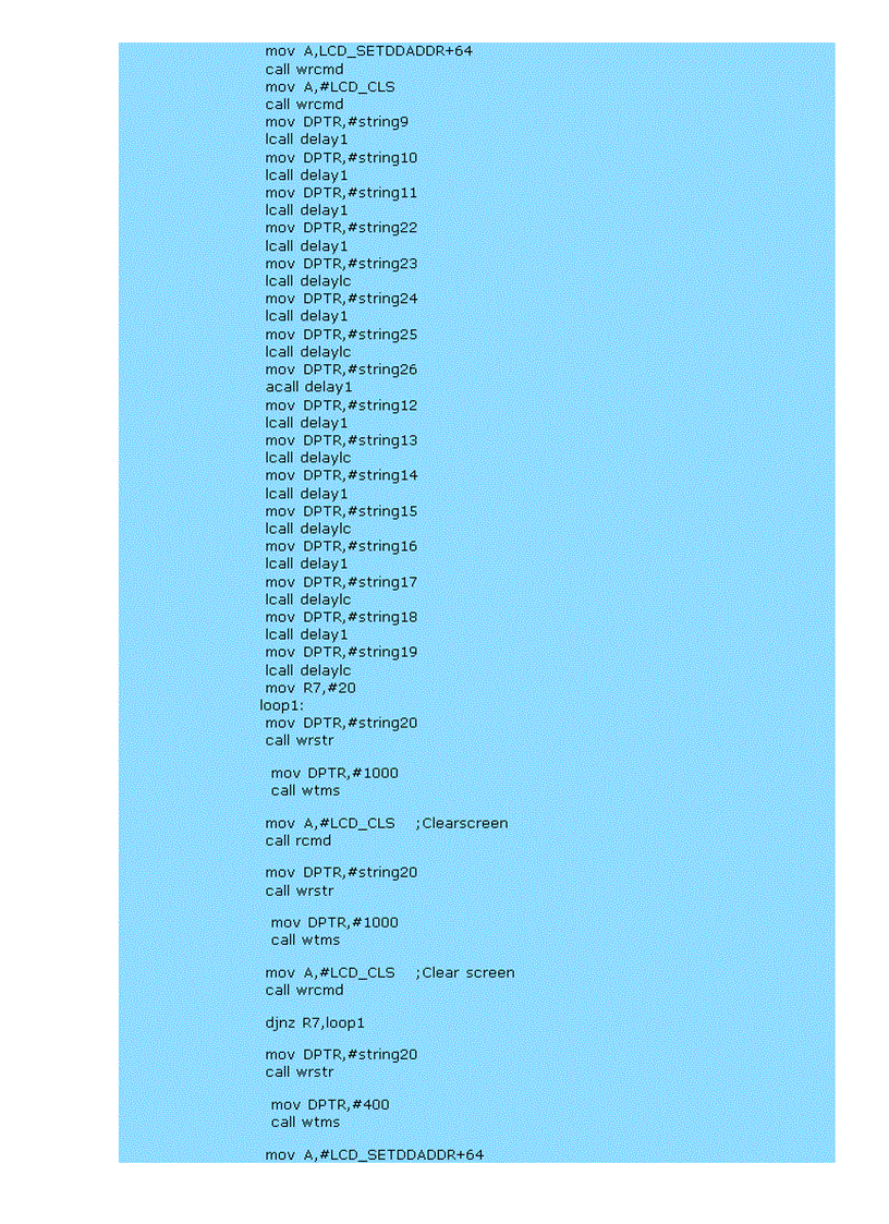 image for page Dùng 8051 điều khiển chạy chữ trên màn hình LCD
