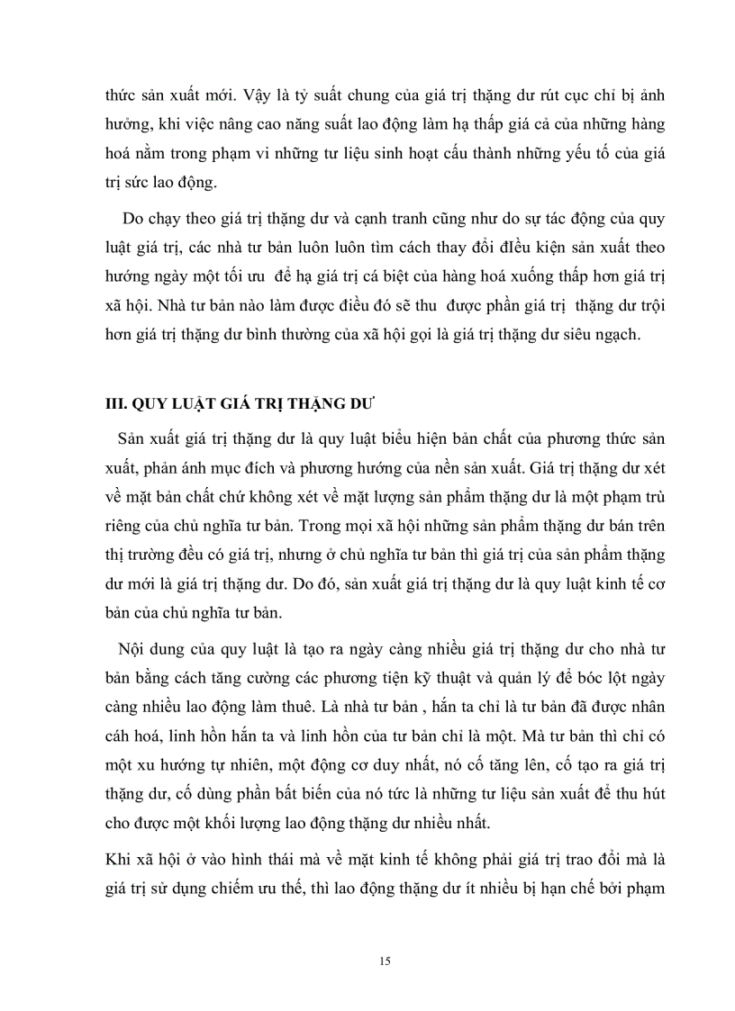 image for page Tiểu luận Quá trình sản xuất giá trị thặng dư hiện nay trong nghiên cứu máy móc và lao động