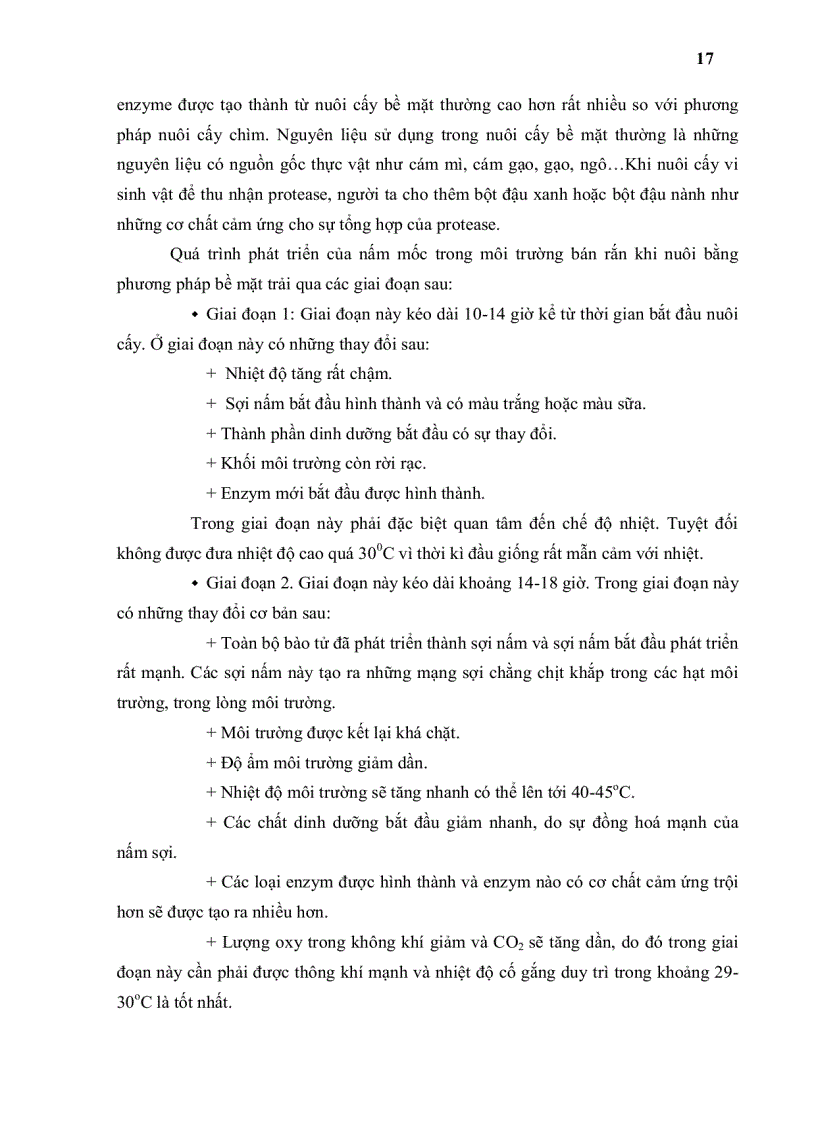 image for page Khảo sát hoạt tính và tinh sạch protease từ hai chủng nấm mốc aspergillus oryzae và aspergillus kawasaki trên môi trường