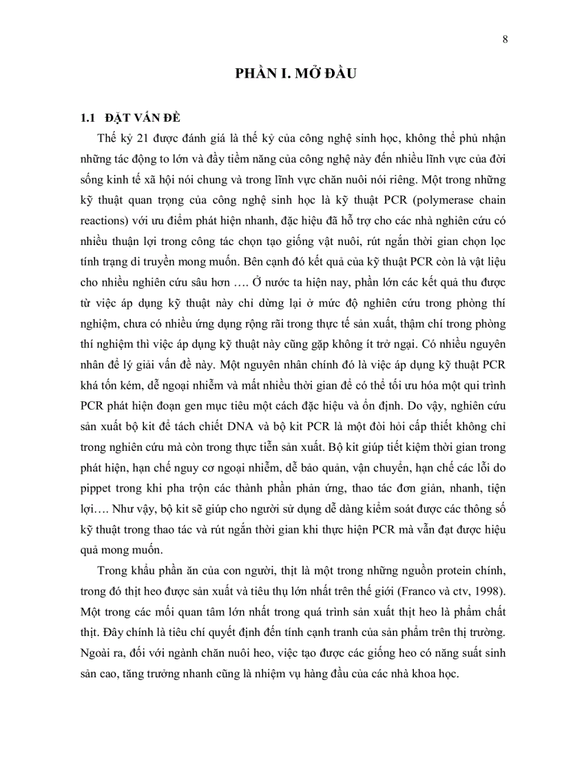 image for page Sản xuất bộ kit tách chiết dna và bộ kit pcr phát hiện gen halothan trên heo