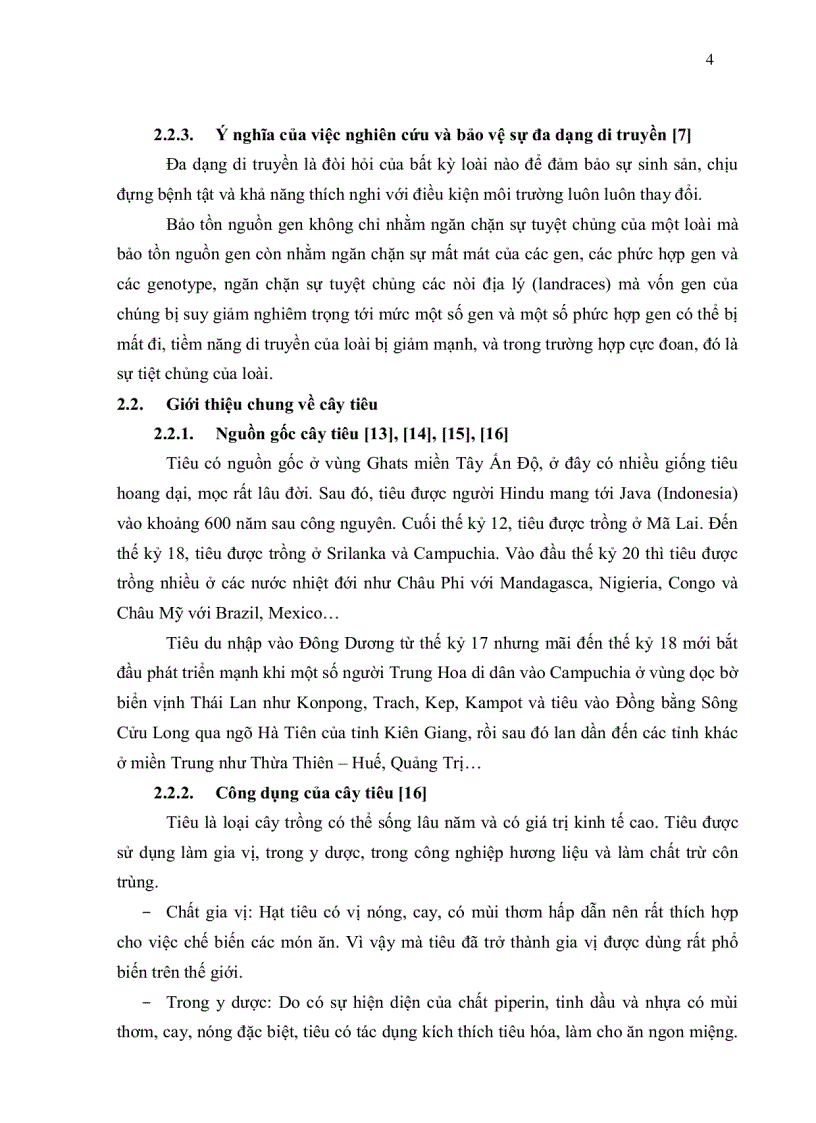 image for page Nghiên cứu đa dạng di truyền cây tiêu Piper nigrum L tai thi xã Bà Rìa Vũng Tàu bằng kỹ thuật RAPD