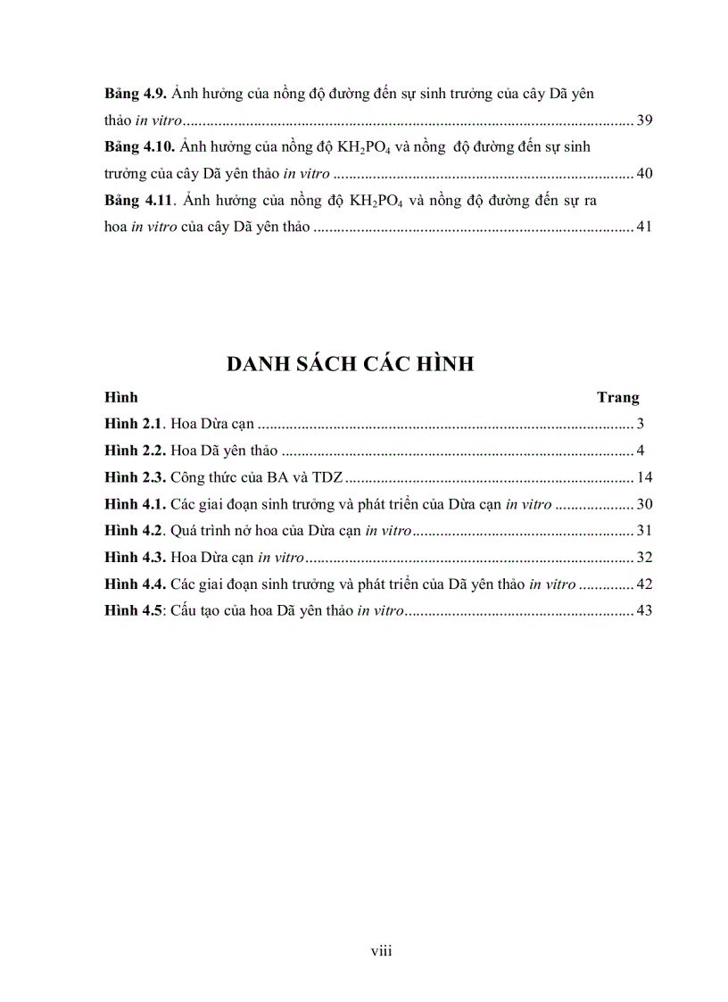 image for page Khảo sát sự ra hoa trong ống nghiệm cây dứa cạn Catharanthus roseus và dã yên thảo Petunia hybrida