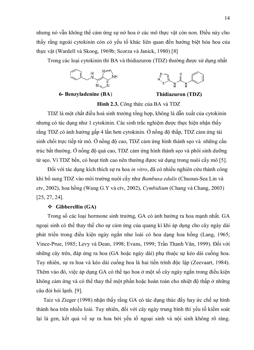 image for page Khảo sát sự ra hoa trong ống nghiệm cây dứa cạn Catharanthus roseus và dã yên thảo Petunia hybrida