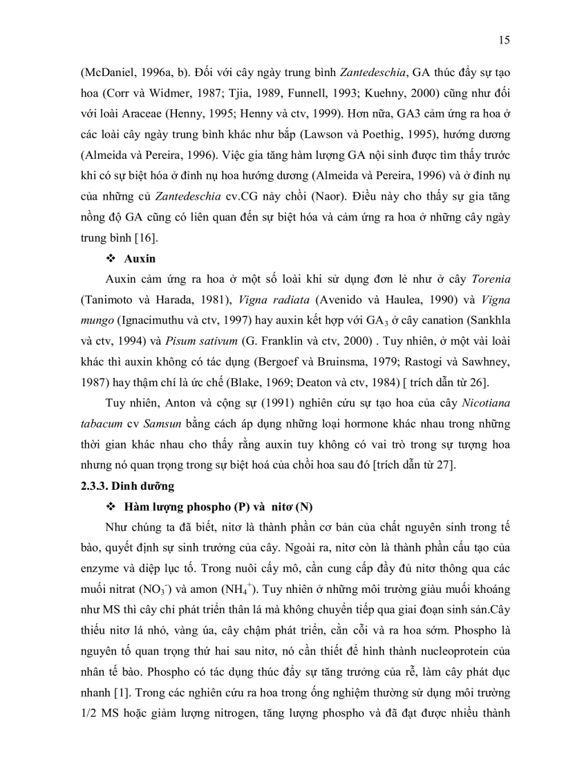 image for page Khảo sát sự ra hoa trong ống nghiệm cây dứa cạn Catharanthus roseus và dã yên thảo Petunia hybrida