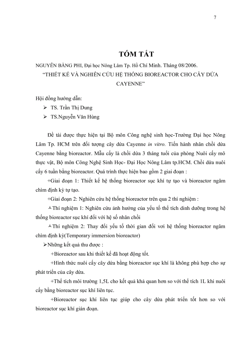 image for page Thiết kế và nghiên cứu hệ thống bioreactor cho cây dứa cayenne