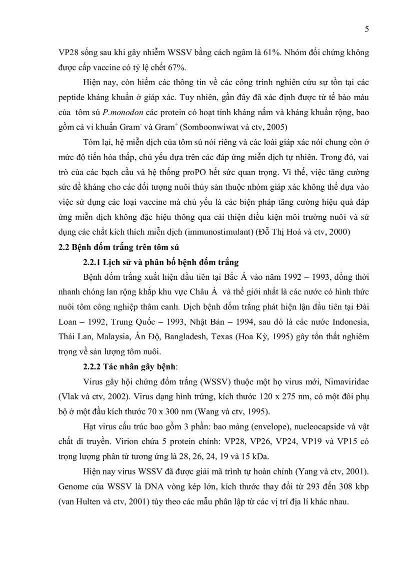 image for page Ứng dụng mô hình gây nhiễm thực nghiệm chuẩn đánh giá ảnh hưởng của các phương thức quản lý khác nhau lên độ mẫn cảm đối với virus gây hội chứng đốm trắng White spot syndrome viru