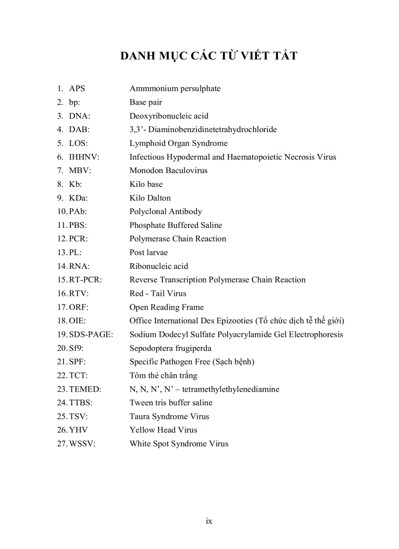 image for page Nghiên cứu đặc trưng protein của virus gây hội chứng đỏ đuôi ở tôm sú Penaeus monodon và tôm thẻ chân trắng Penaeus vannamei