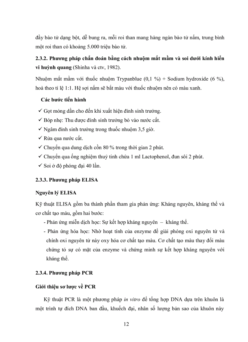 image for page Xây dựng qui trình PCR phát hiện nấm Ustilago scitaminea gây bệnh than trên mía
