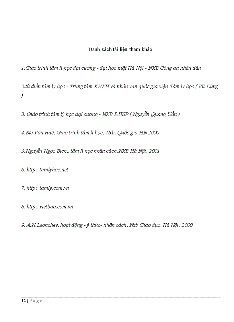 image for page Tâm lý học đại cương các yếu tố hình thành nên nhân cách