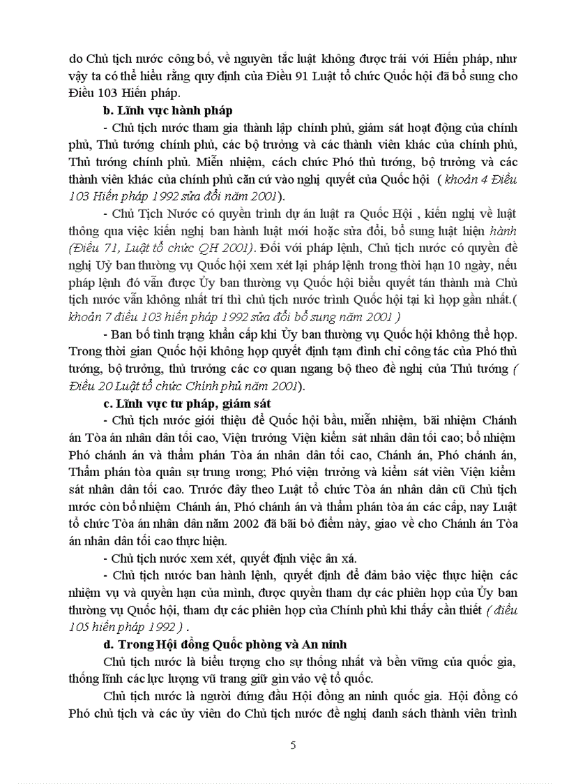 image for page Học kỳ luật hiến pháp phân tích chế định chủ tịch nước theo pháp luật hiện hành 8 điểm
