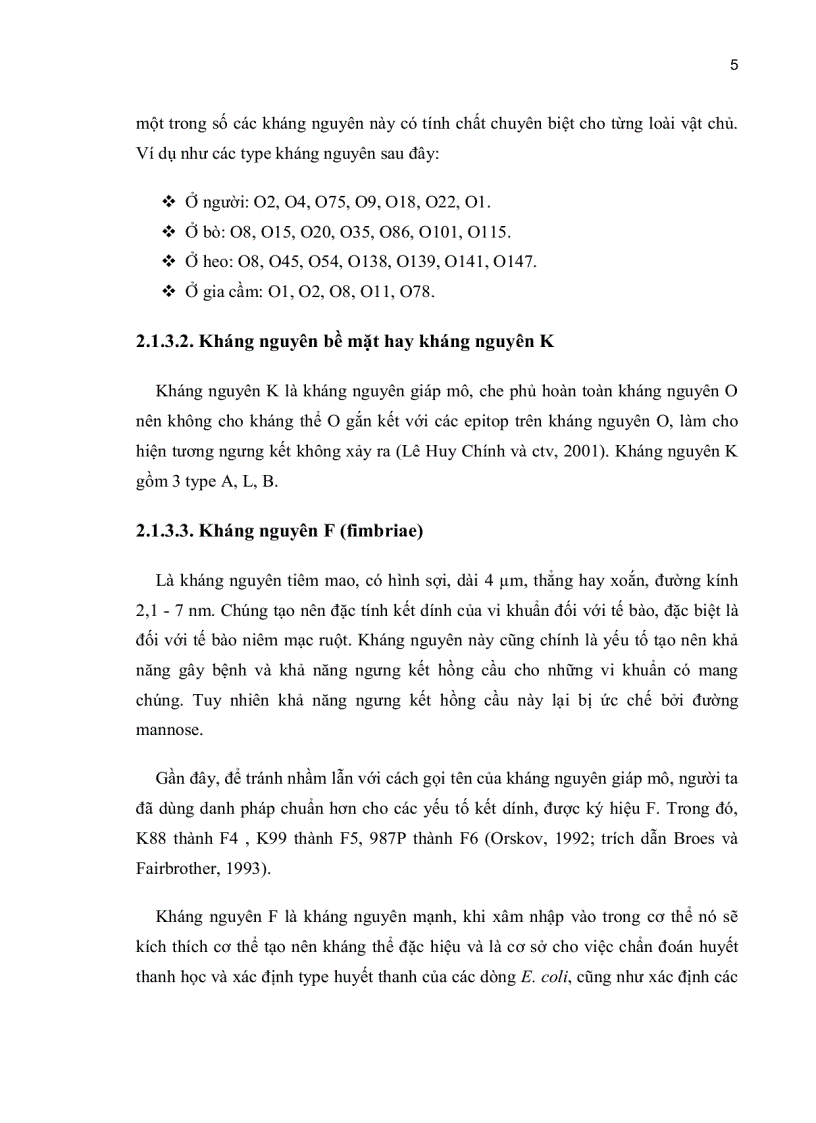 image for page Thử nghiệm điều chế auto vaccine phõng bệnh tiêu chảy do e Coli trên heo sau cai sữa