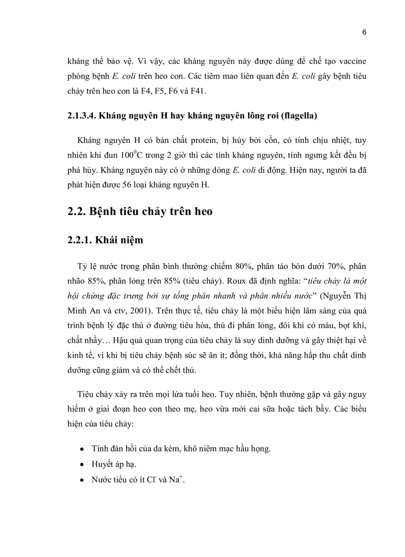 image for page Thử nghiệm điều chế auto vaccine phõng bệnh tiêu chảy do e Coli trên heo sau cai sữa