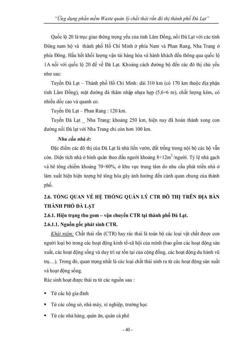 image for page Ứng dụng phần mềm Waste quản lý chất thải rắn đô thị thành phố Đà Lạt