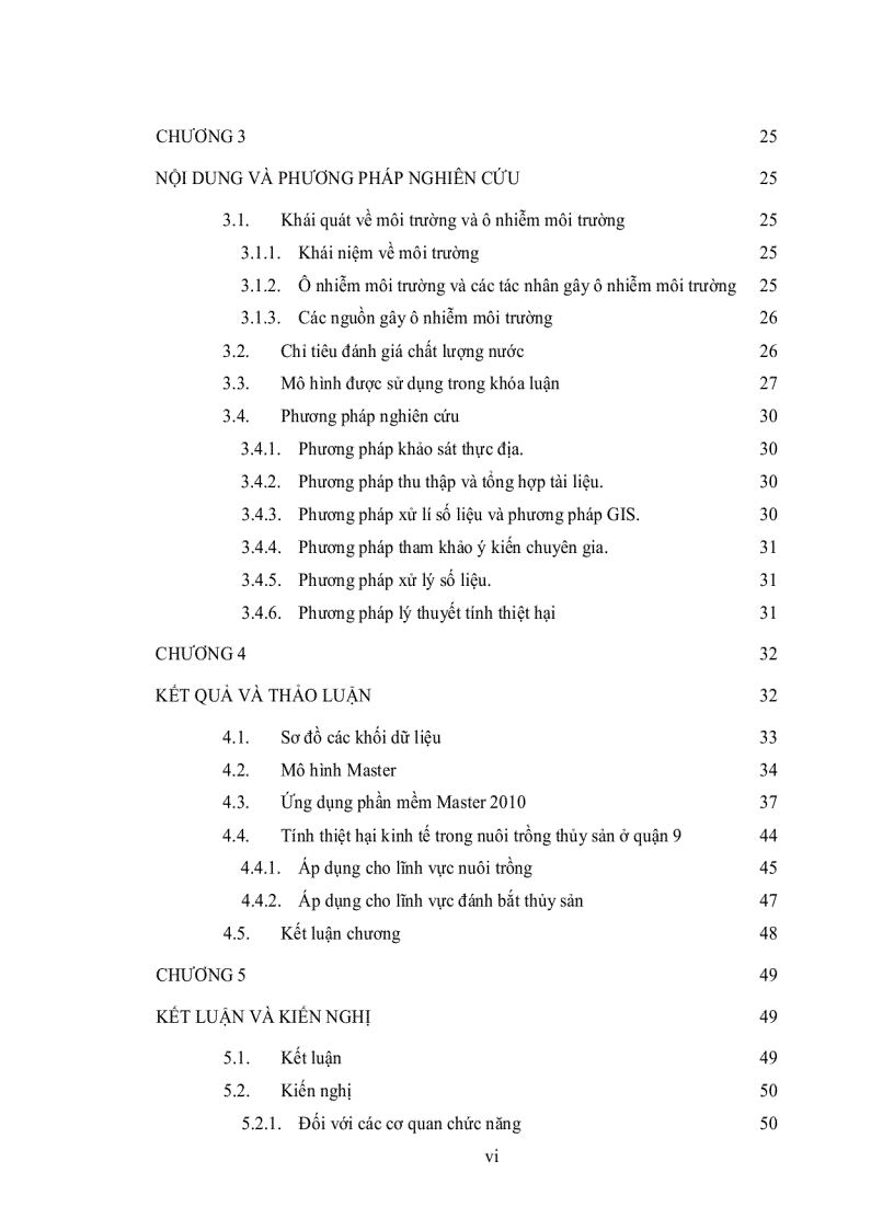 image for page Ứng Dụng Phương Pháp Mô Hình Đánh Gía Thiệt Hại Về Kinh Tế Do Ô Nhiễm Môi Trường Nước Mặt Lấy Quận 9 Thành Phố Hồ Chí Minh Làm Ví Dụ Nghiên Cứu