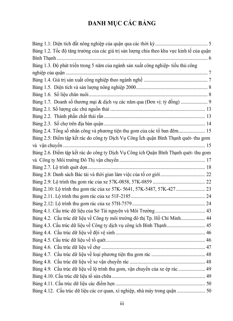 image for page Ứng dụng tin học môi trường quản lý chất thải rắn đô thị cho quận bình thạnh