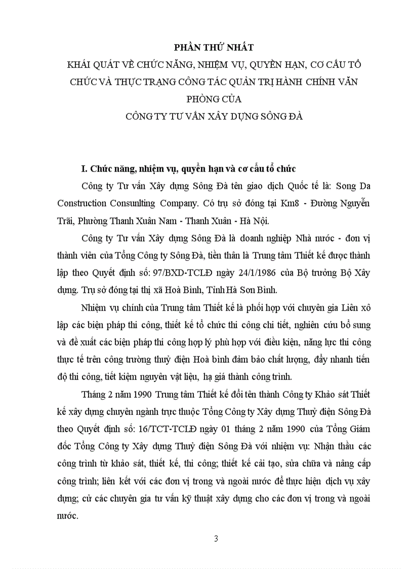 image for page Công tác văn thư lưu trữ tại công ty tư vấn xây dựng Sông Đà