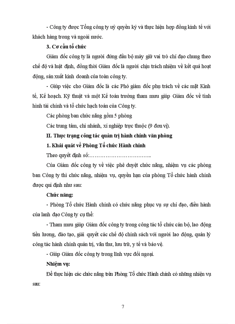 image for page Công tác văn thư lưu trữ tại công ty tư vấn xây dựng Sông Đà