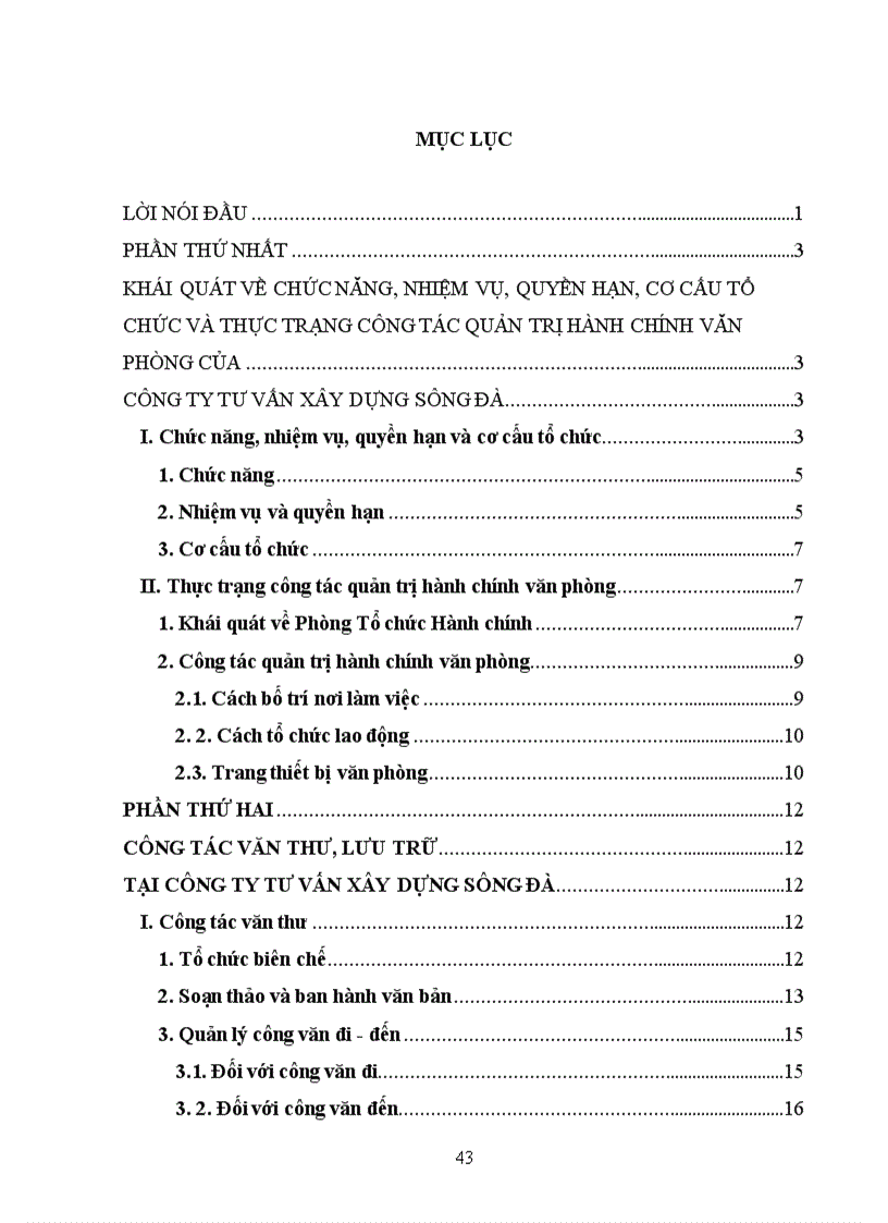 image for page Công tác văn thư lưu trữ tại công ty tư vấn xây dựng Sông Đà