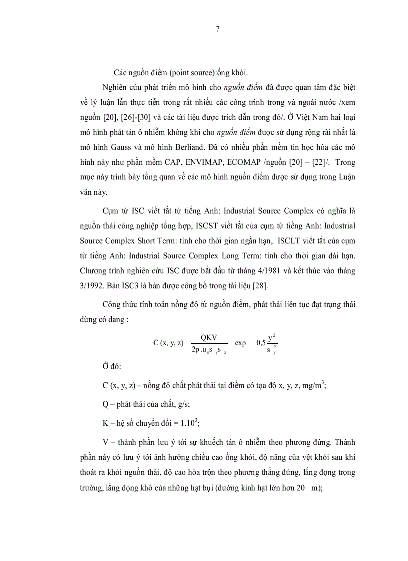 image for page Ứng dụng hệ thống thông tin địa lý gis và mô hình toán đánh giá chất lượng không khí tại nhà máy xi măng thuộc công ty hữu hạn xi măng luks việt nam