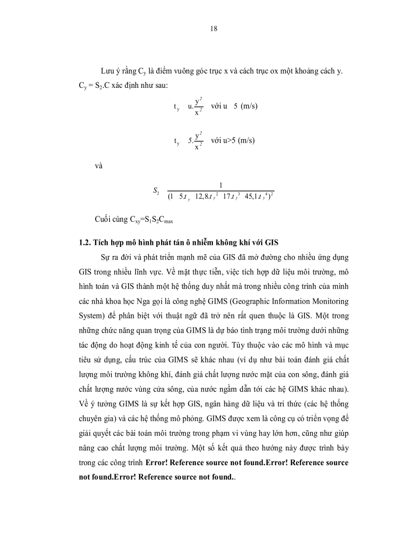 image for page Ứng dụng hệ thống thông tin địa lý gis và mô hình toán đánh giá chất lượng không khí tại nhà máy xi măng thuộc công ty hữu hạn xi măng luks việt nam