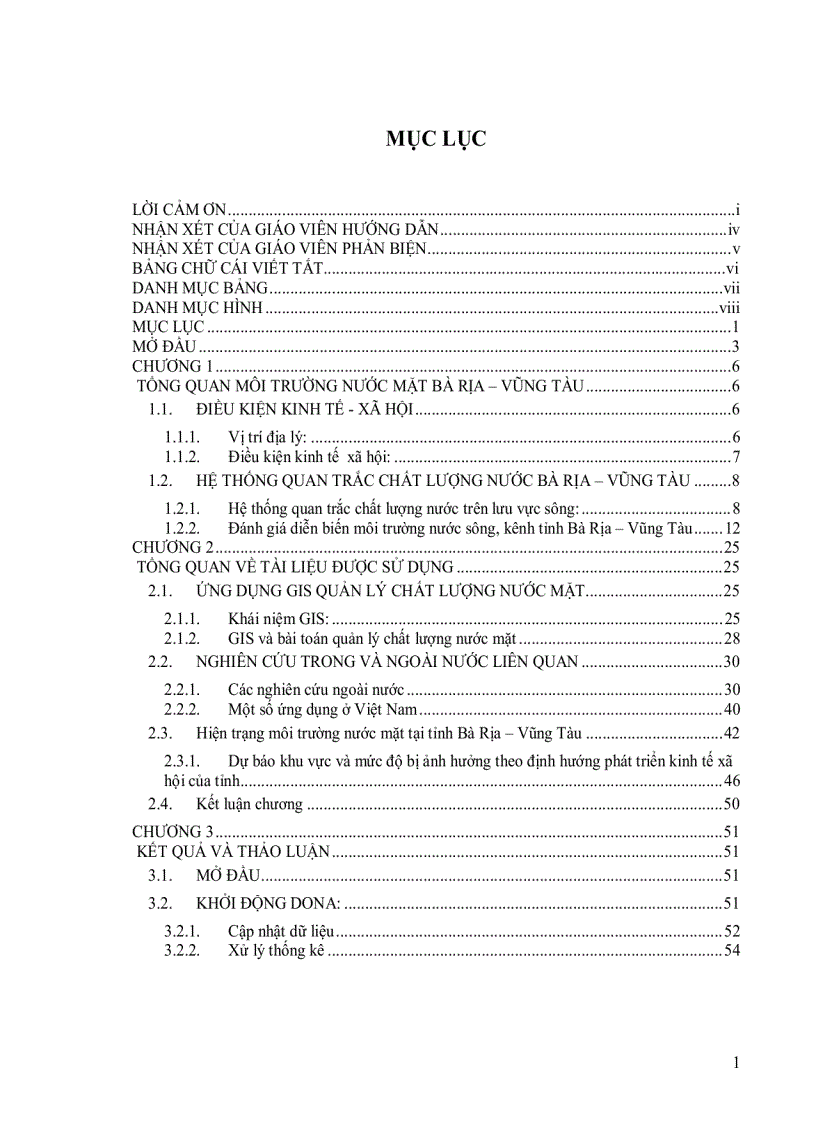 image for page Nghiên cứu xây dựng công cụ GIS đánh giá chất lượng môi trường nước mặt dựa trên số liệu quan trắc áp dụng cho tỉnh Bà Rịa Vũng Tàu