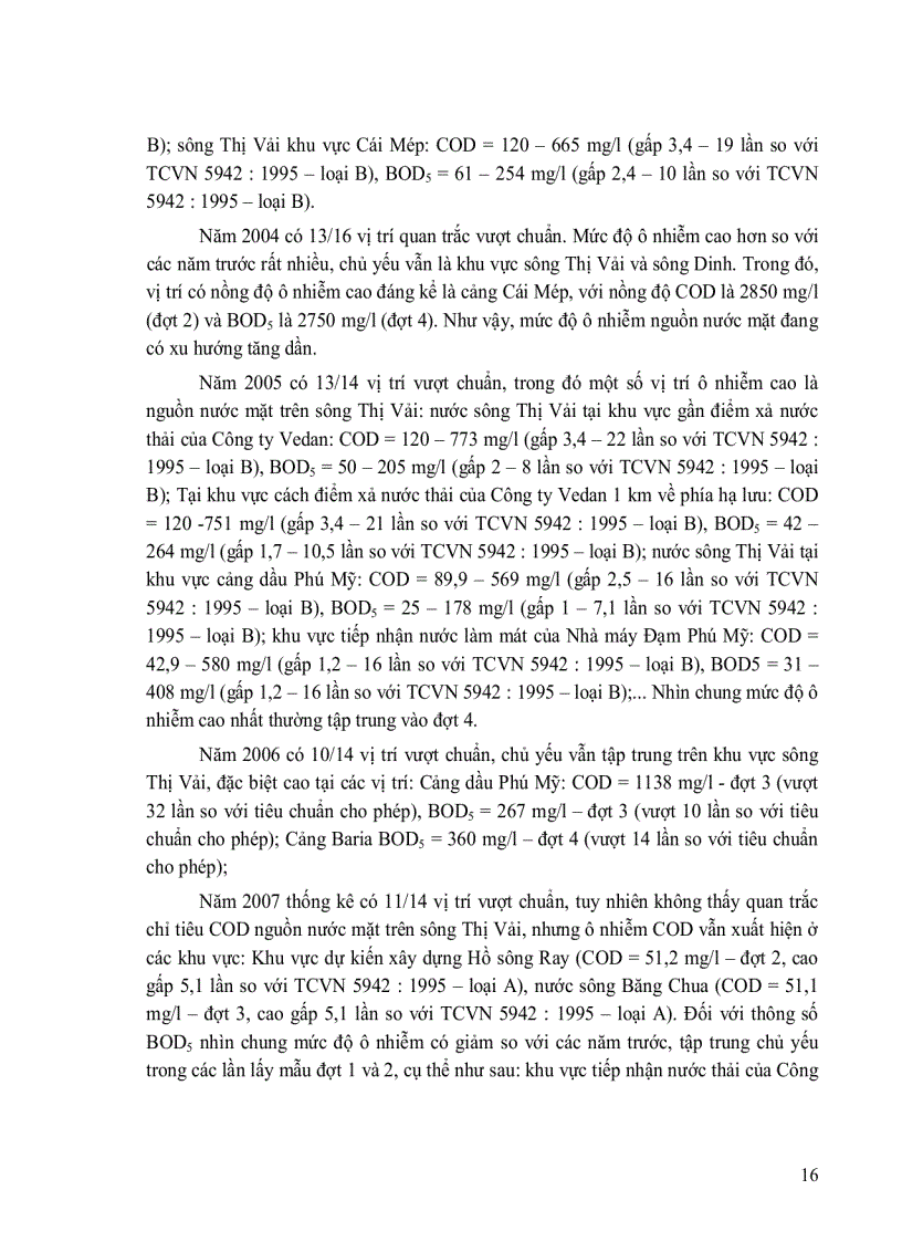 image for page Nghiên cứu xây dựng công cụ GIS đánh giá chất lượng môi trường nước mặt dựa trên số liệu quan trắc áp dụng cho tỉnh Bà Rịa Vũng Tàu