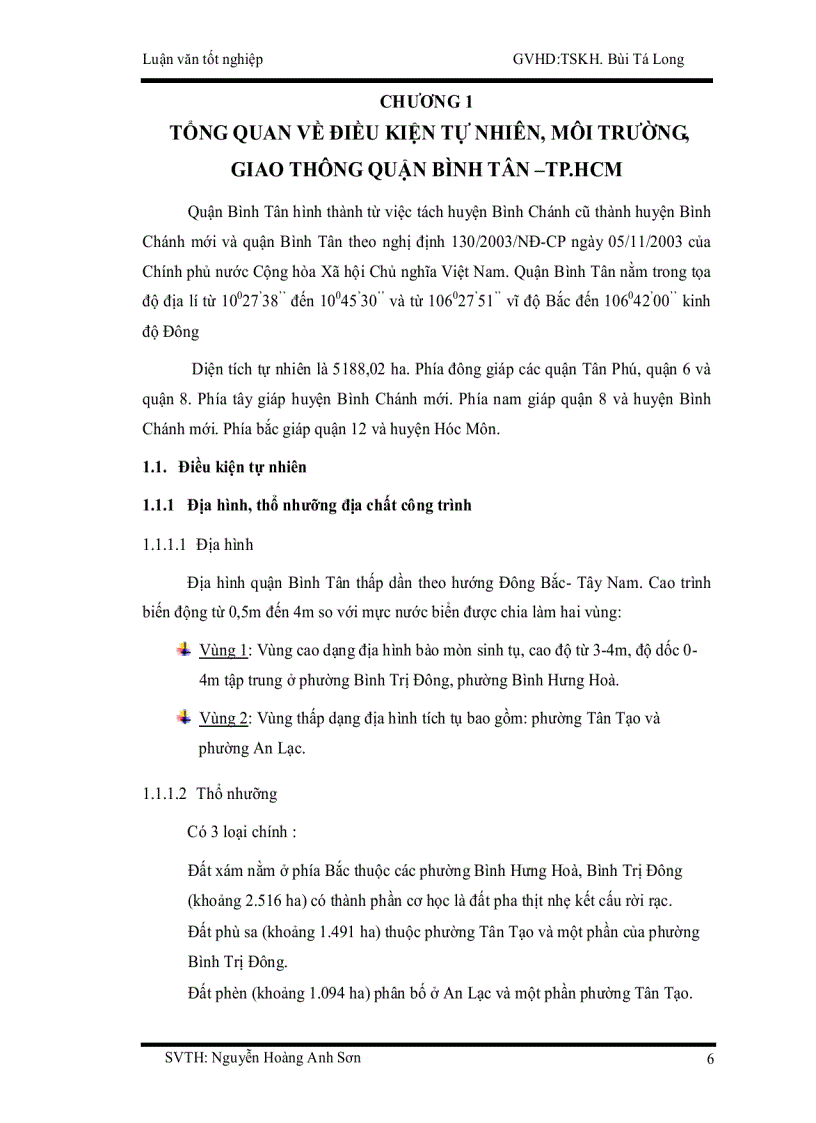 image for page Ứng dụng phần mềm mô hình car đánh giá ô nhiễm không khí do giao thông trên địa bàn quận bình tân tp hcm