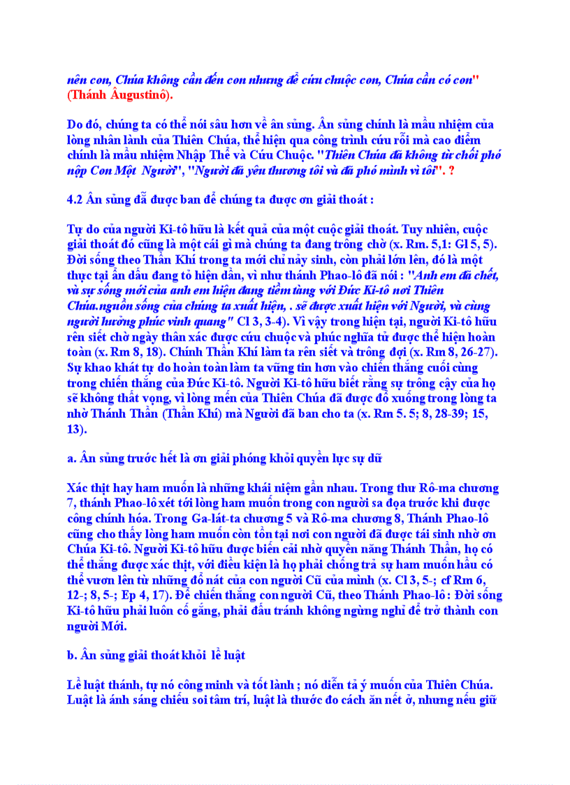 image for page Tự do theo sách giáo lý công giáo