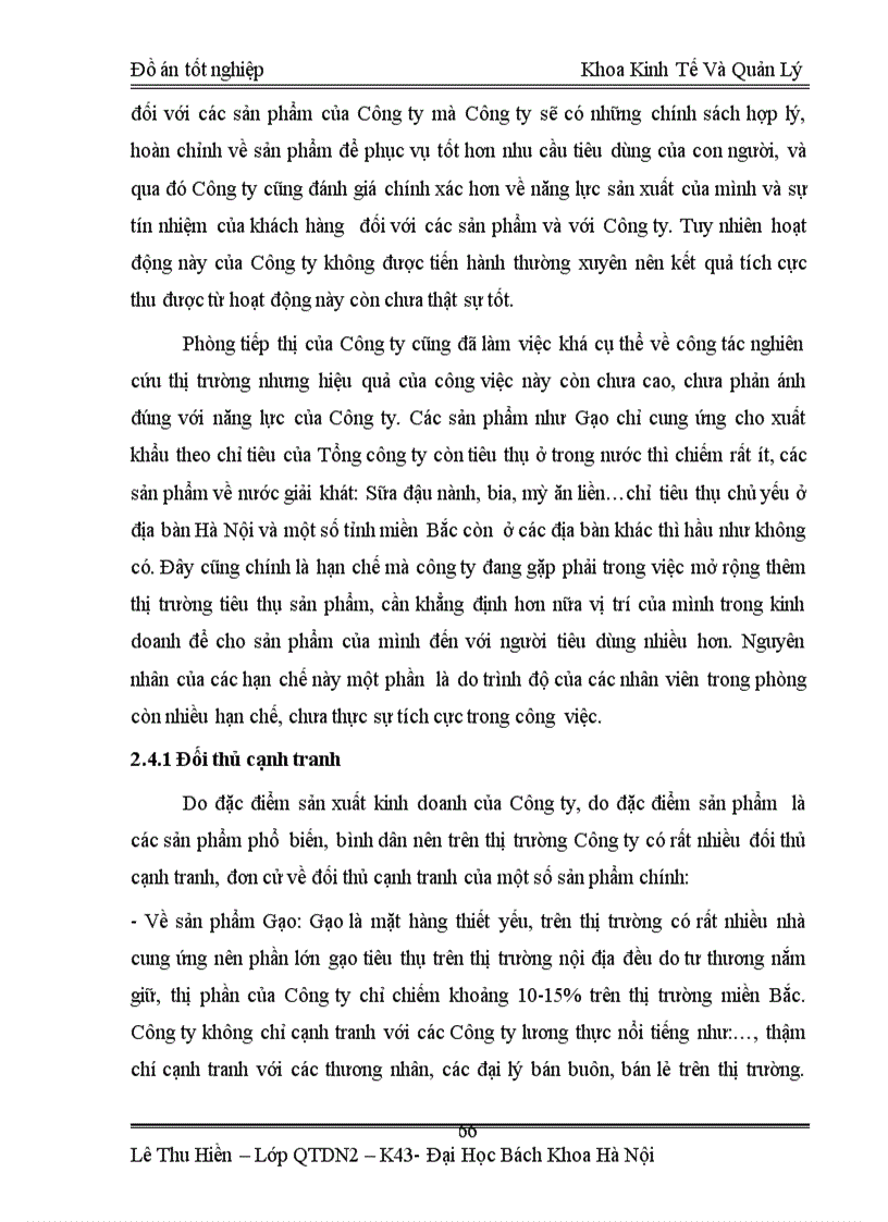 image for page Phân tích tình hình tiêu thụ sản phẩm và xây dựng một số giải pháp nhằm đẩy mạnh tiêu thụ sản phẩm của Công ty vận tải xây dựng và chế biến lương thực Vĩnh Hà