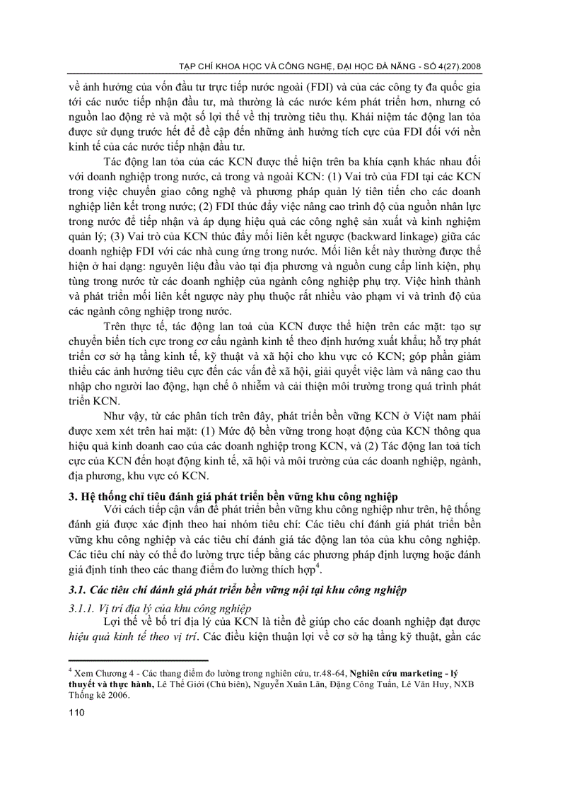 image for page Hệ thống đánh giá phát triển bền vững các khu công nghiệp việt nam