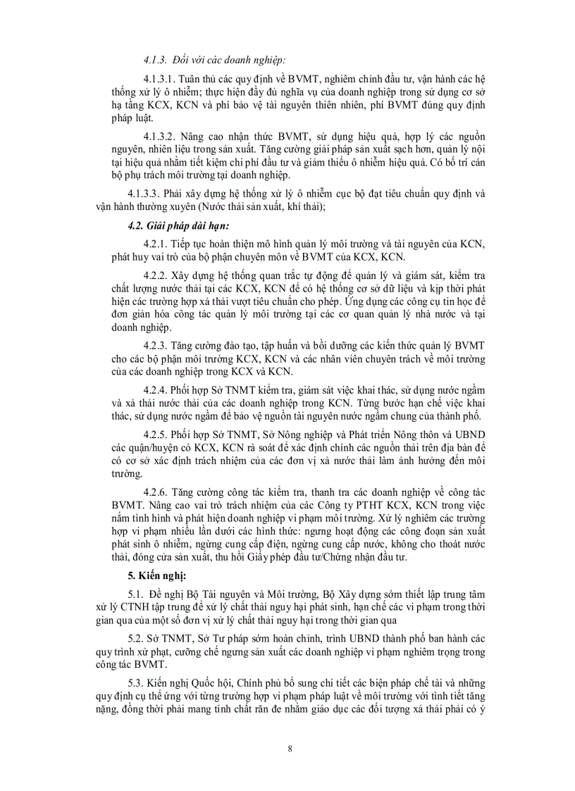 image for page Công tác quản lý môi trường tại các khu chế xuất khu công nghiệp tp Hồ chí minh