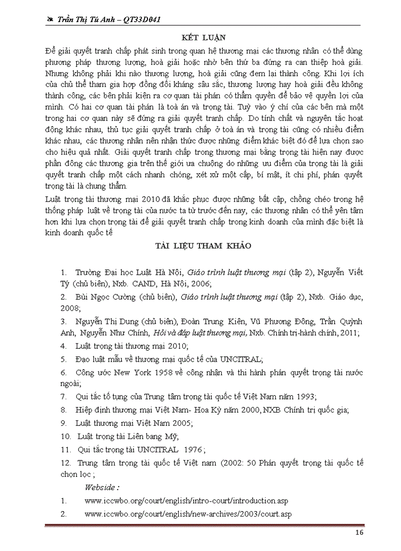 image for page Trọng tài thương mại một phương thức giải quyết tranh chấp