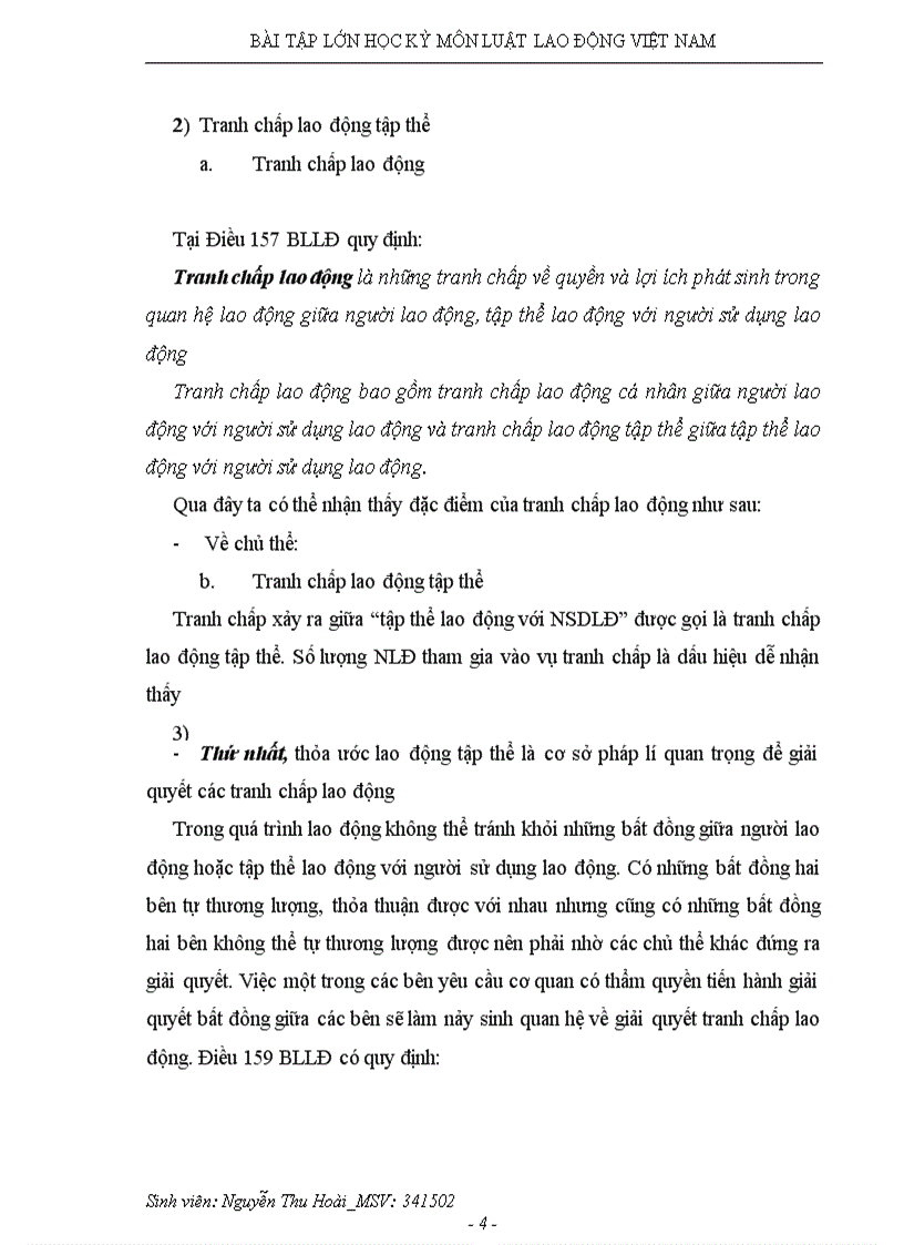 image for page Mối quan hệ giữa thỏa ước lao động tập thể và tranh chấp lao động tập thể