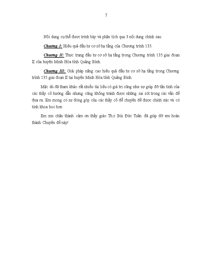 image for page Giải pháp nâng cao hiệu quả đầu tư phát triển cơ sở hạ tầng các xã đặc biệt khó khăn trong Chương trình 135 giai đoạn II tại huyện Minh Hóa tỉnh Quảng Bình