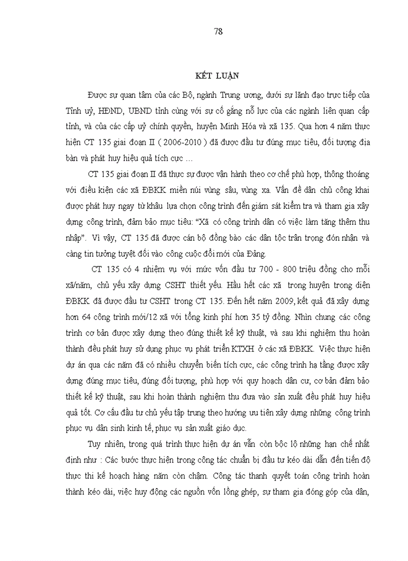 image for page Giải pháp nâng cao hiệu quả đầu tư phát triển cơ sở hạ tầng các xã đặc biệt khó khăn trong Chương trình 135 giai đoạn II tại huyện Minh Hóa tỉnh Quảng Bình