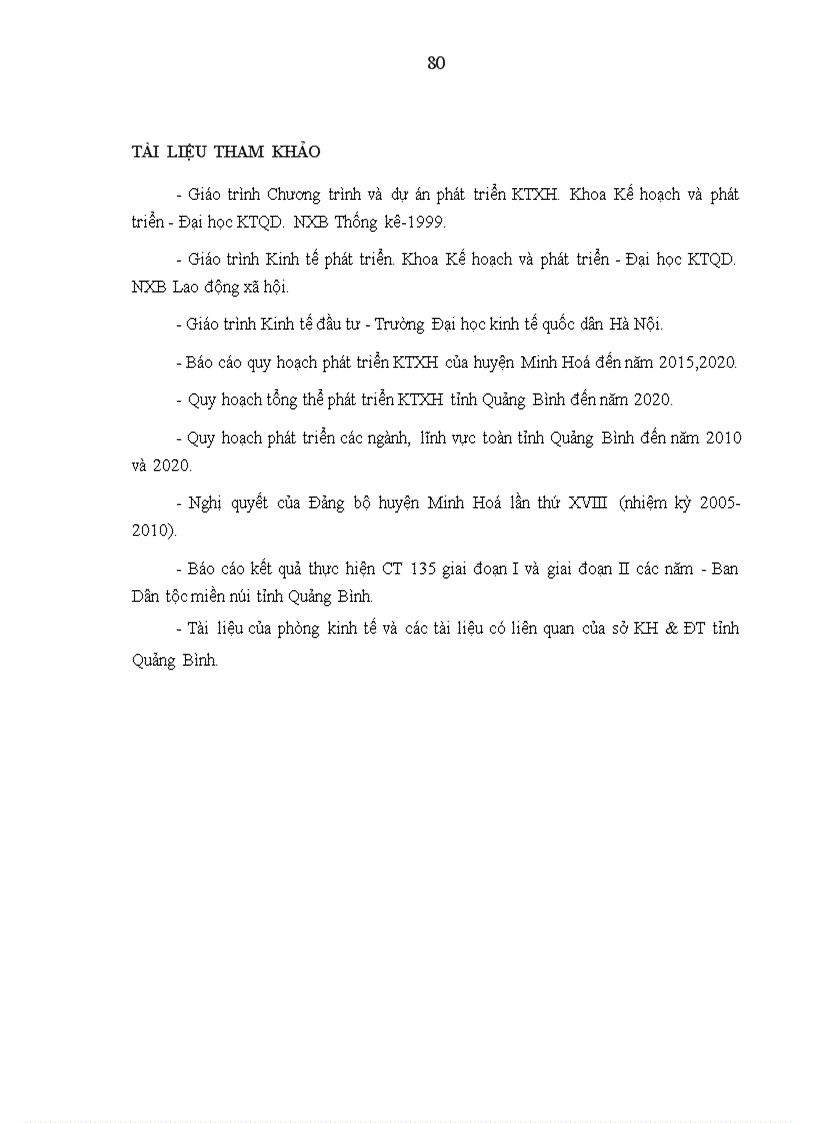 image for page Giải pháp nâng cao hiệu quả đầu tư phát triển cơ sở hạ tầng các xã đặc biệt khó khăn trong Chương trình 135 giai đoạn II tại huyện Minh Hóa tỉnh Quảng Bình