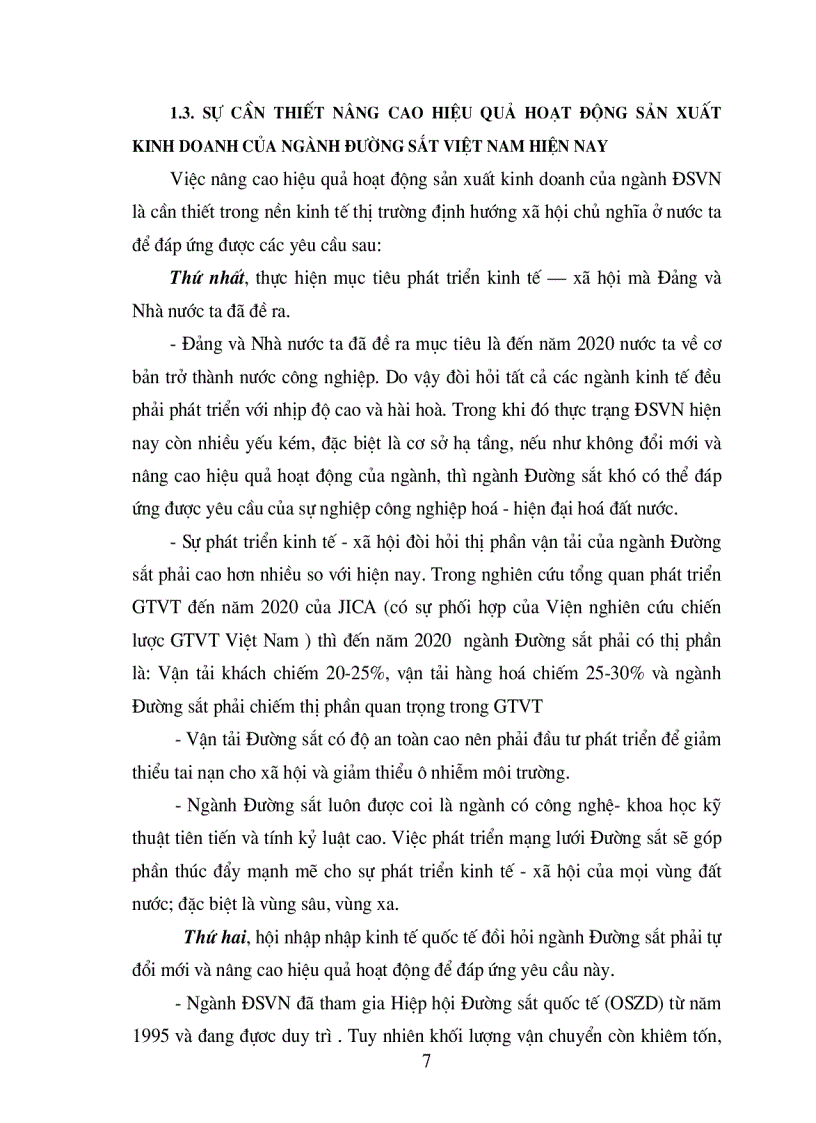 image for page Giải pháp Nâng cao hiệu quả hoạt động sản xuất kinh doanh của ngành đường sắt việt nam trong giai đoạn hiện nay