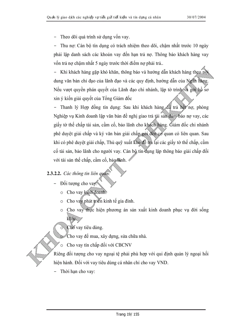 image for page Phân tích và thiết kế hệ thống Quàn lý giao dịch tiền gửi tiết kiệm