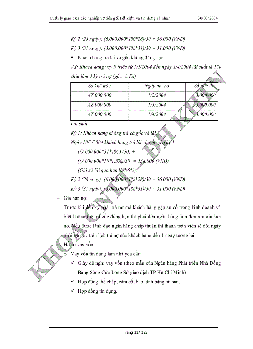 image for page Phân tích và thiết kế hệ thống Quàn lý giao dịch tiền gửi tiết kiệm